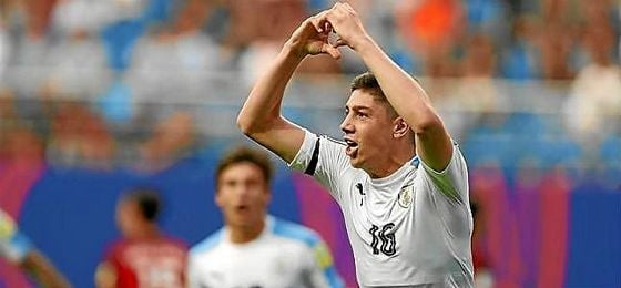 Federico Valverde ha sido designado como segundo mejor jugador del mundial de Corea del Sur. Federico Valverde ha sido designado como segundo mejor jugador del mundial de Corea del Sur.
