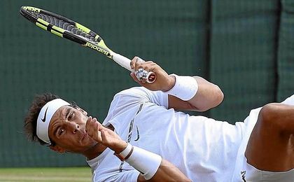Nadal luchó hasta el final. Nadal luchó hasta el final.
