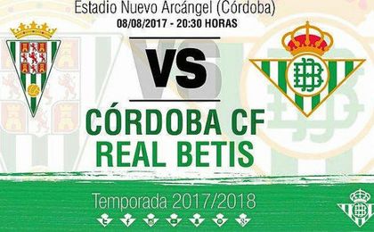 El Betis jugará un amistoso con el Córdoba el 8 de agosto El Betis jugará un amistoso con el Córdoba el 8 de agosto