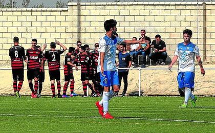 En la imagen, el Gerena celebra un gol de la pasada temporada. En la imagen, el Gerena celebra un gol de la pasada temporada.