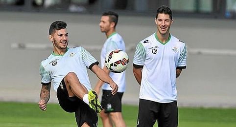 Sergio Rodríguez, en un entrenamiento durante su etapa en el Betis. Sergio Rodríguez, en un entrenamiento durante su etapa en el Betis.