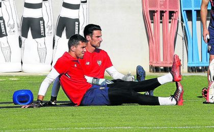 Berizzo mantiene la incógnita de la portería Berizzo mantiene la incógnita de la portería