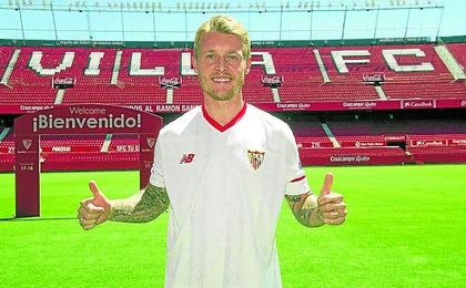 Simon Kjaer afronta el ´play off´ con muchas ganas de pasar por primera vez a la Fase de Grupos. Simon Kjaer afronta el ´play off´ con muchas ganas de pasar por primera vez a la Fase de Grupos.