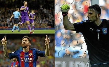 Buffon, Messi y Cristiano candidatos a mejor jugador de la UEFA Buffon, Messi y Cristiano candidatos a mejor jugador de la UEFA