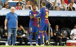 Piqué es seria duda para el partido ante el Betis