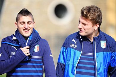 Verratti, Belotti e Immobile lideran lista de Italia para el duelo contra España Verratti, Belotti e Immobile lideran lista de Italia para el duelo contra España