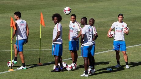 Los jugadores de Colombia dicen que la crisis venezolana no afectará lo futbolístico Los jugadores de Colombia dicen que la crisis venezolana no afectará lo futbolístico
