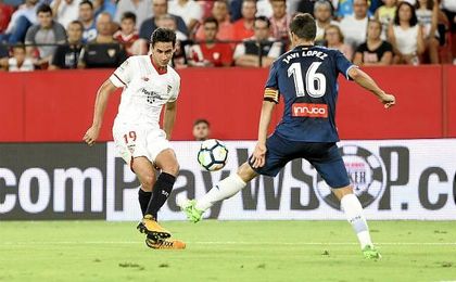 Ganso, en el partido ante el Espanyol. Ganso, en el partido ante el Espanyol.