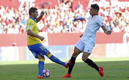 Imagen del Sevilla-Las Palmas de la 16/17. Imagen del Sevilla-Las Palmas de la 16/17.