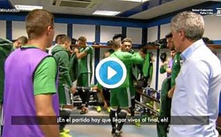 El discurso de Joaquín y Setién antes de enfrentarse al Madrid