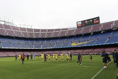 El Barcelona solo en el Camp Nou y cada vez más en el liderato El Barcelona solo en el Camp Nou y cada vez más en el liderato