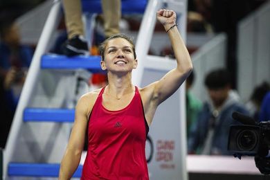 Sharapova, eliminada del Abierto de China tras caer derrotada ante Halep Sharapova, eliminada del Abierto de China tras caer derrotada ante Halep