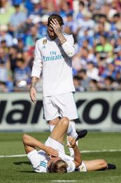 Ramos jugó tras pincharse suero y tener vómitos Ramos jugó tras pincharse suero y tener vómitos