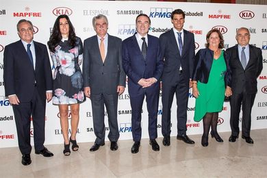 Rafa Nadal, Florentino Pérez y la familia de Ignacio Echeverría; premiados Rafa Nadal, Florentino Pérez y la familia de Ignacio Echeverría; premiados