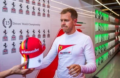 Vettel: "Sólo pude dar una vuelta, pero el coche es rápido" Vettel: "Sólo pude dar una vuelta, pero el coche es rápido"