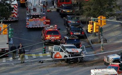 Al menos ocho muertos por atropello en Manhattan, investigado como terrorismo Al menos ocho muertos por atropello en Manhattan, investigado como terrorismo