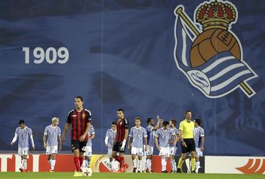3-0. La Real hace lo justo para ganar al Vardar y confirma la segunda plaza 3-0. La Real hace lo justo para ganar al Vardar y confirma la segunda plaza