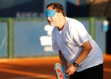 Uruguay impulsa el tenis para ciegos de la mano de un programa internacional Uruguay impulsa el tenis para ciegos de la mano de un programa internacional