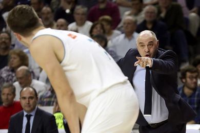 Laso: "Tenemos cinco partidos en 10 días, pero veo bien al equipo físicamente" Laso: "Tenemos cinco partidos en 10 días, pero veo bien al equipo físicamente"