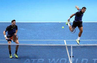 Granollers y Dodig se despiden al caer en 53 minutos ante Soares y Murray Granollers y Dodig se despiden al caer en 53 minutos ante Soares y Murray