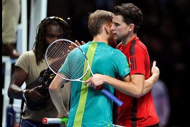 Goffin remonta y Dimitrov se exhibe Goffin remonta y Dimitrov se exhibe