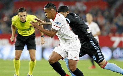 Muriel, ante el Celta. Muriel, ante el Celta.