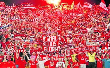 Se espera en torno a 2.500 aficionados del Liverpool. Se espera en torno a 2.500 aficionados del Liverpool.