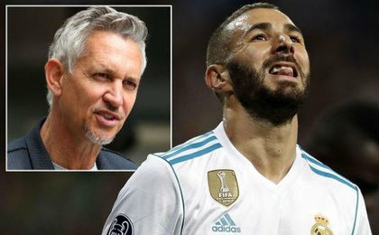 Lineker se apiada de Karim Benzema Lineker se apiada de Karim Benzema
