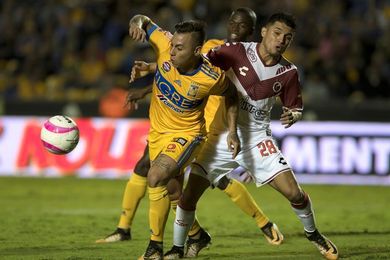 El chileno Vargas marca el gol del empate para Tigres ante el León El chileno Vargas marca el gol del empate para Tigres ante el León