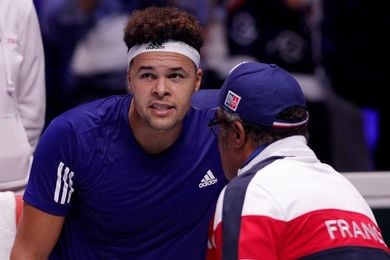 1-1 Goffin y Tsonga igualan la eliminatoria en la primera jornada 1-1 Goffin y Tsonga igualan la eliminatoria en la primera jornada
