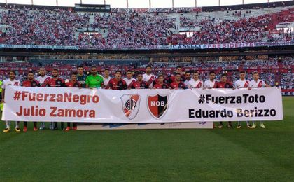Barça y Newell's mandan mensajes de apoyo a Berizzo en sus partidos Barça y Newell's mandan mensajes de apoyo a Berizzo en sus partidos