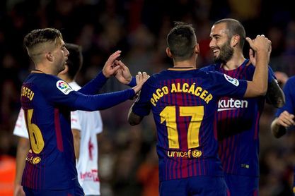 5-0. El Barça golea al Murcia y sella el pase a los octavos de final 5-0. El Barça golea al Murcia y sella el pase a los octavos de final