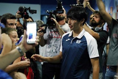 Gaku Shibasaki entrena sin molestias y su vuelta está "muy cerca" Gaku Shibasaki entrena sin molestias y su vuelta está "muy cerca"
