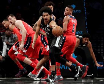 103-98. Jefferson y los Nets sorprenden a los líderes Wizards 103-98. Jefferson y los Nets sorprenden a los líderes Wizards