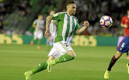 Rubén Castro, en el partido ante Osasuna la temporada pasada. Rubén Castro, en el partido ante Osasuna la temporada pasada.