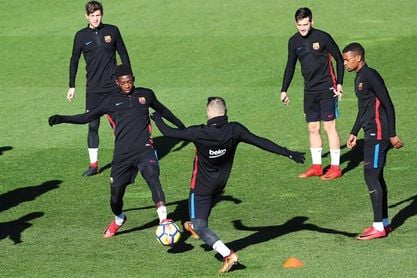 Dembélé y Mascherano, principales novedades en el once en el Barcelona Dembélé y Mascherano, principales novedades en el once en el Barcelona