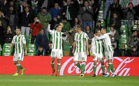 Tello hizo el primer gol del Betis ante el Leganés. Tello hizo el primer gol del Betis ante el Leganés.
