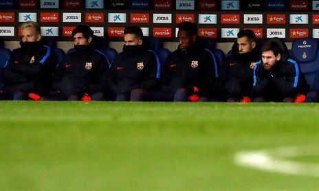 Messi estará en el banquillo en el RCDE Stadium Messi estará en el banquillo en el RCDE Stadium