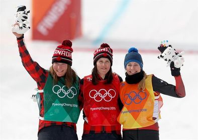 Kelsey Serwa logra oro al encabezar doblete canadiense en el skicross Kelsey Serwa logra oro al encabezar doblete canadiense en el skicross