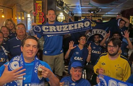El Cruzeiro tiene en Argentina una extensión de su familia futbolera El Cruzeiro tiene en Argentina una extensión de su familia futbolera