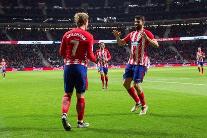 Griezmann marca su gol cien con el Atlético de Madrid Griezmann marca su gol cien con el Atlético de Madrid