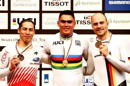 El colombiano Fabián Puerta, campeón del mundo de keirin en Apeldoorn El colombiano Fabián Puerta, campeón del mundo de keirin en Apeldoorn