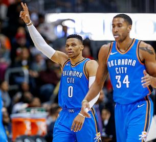 107-119. Westbrook llega a su triple-doble número 100 en triunfo de Thunder 107-119. Westbrook llega a su triple-doble número 100 en triunfo de Thunder