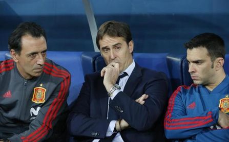 Tres jugadores del Betis y uno del Sevilla pendientes de la lista de Lopetegui Tres jugadores del Betis y uno del Sevilla pendientes de la lista de Lopetegui