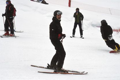 El Rey disfruta de una jornada de esquí en la estación de Aramón Formigal El Rey disfruta de una jornada de esquí en la estación de Aramón Formigal