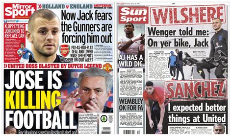 Wilshere cree que le están empujando a salir Wilshere cree que le están empujando a salir