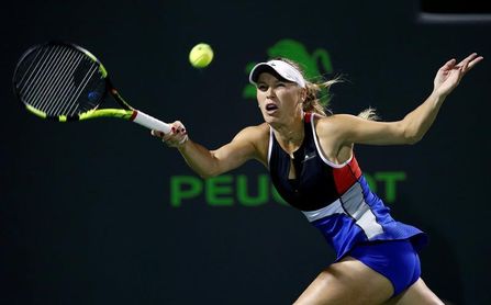Wozniacki denuncia amenazas del público en Miami durante su partido ante Puig Wozniacki denuncia amenazas del público en Miami durante su partido ante Puig