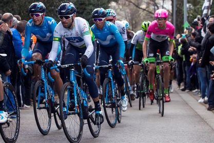Valverde y Movistar, sin rivales en la Volta a Catalunya Valverde y Movistar, sin rivales en la Volta a Catalunya