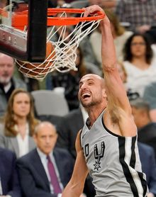 Ginóbili, a los 40 años, bate otra marca de equipo con los Spurs Ginóbili, a los 40 años, bate otra marca de equipo con los Spurs
