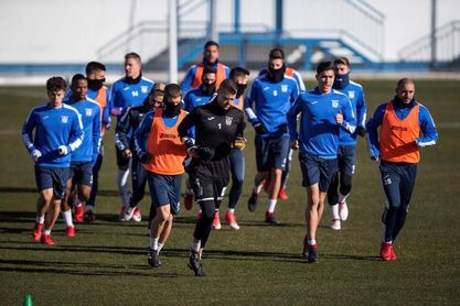 El Leganés comienza a preparar el partido ante el Barcelona El Leganés comienza a preparar el partido ante el Barcelona